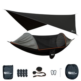 Himalaya Camping Hammock with Rain Fly Tarp and Net Portable Camping Hammock for Adults Outside Hiking Travel