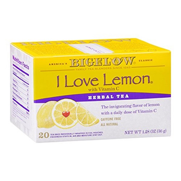 Bigelow Herbal Tea I Love Lemon 20 BAG (Pack of 18)