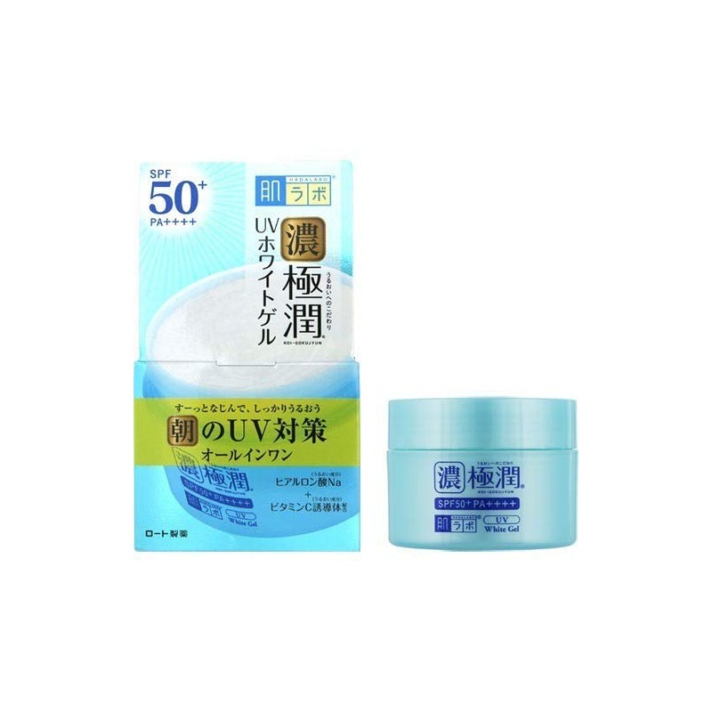Hadalabo Dark Gokujun All-in-One UV White Gel (SPF50+ PA++++) 3.2