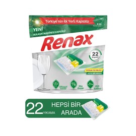 Renax Bulaşık Makinesi Kapsülü Hepsi Bir Arada 22 Li