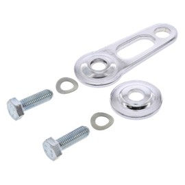 Set of 1 holder, 1 x disc, 2 x screws for speedometer and DZM - chrome-plated - for cast fork guide - reinforced version - S50, S51, S70
