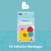BioSwiss Bandages, Flowers Shaped Self Adhesive Bandage Set, Latex Free,