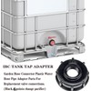 IBC Schlauchanschluss Adapter, S60x6 Grobgewinde zu 3/4" Schnuller-Ventiladapter, Container-Zubehör, IBC-Verbinder