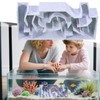Aquarium Tunnel, Shrimp Hide Tunnel, Fish Tank Accessories, Maze Underground