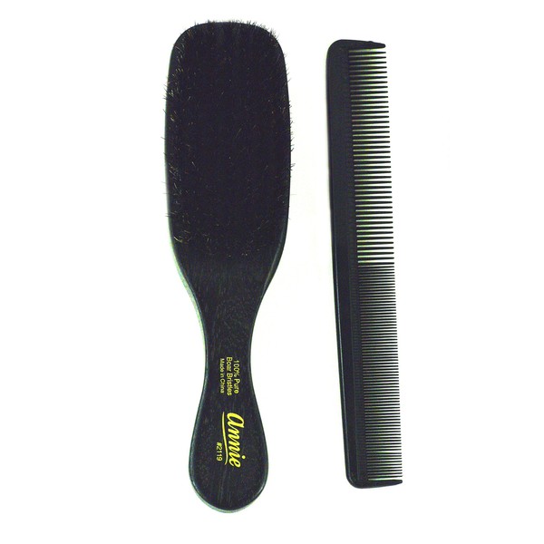 Soft Mini Wave Brush #2119-100% Pure Boar Bristles hair styling comb, hair styling, styling comb, natural bristles, reinforced bristles, boar bristles