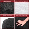 Vinsani Bath Mat Non Slip Bathroom Mat Thickened Fluffy Microfiber