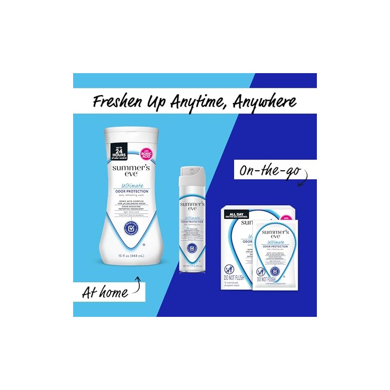 Gel Baño Femenino Ácido Bórico Control Definitivo Olores Elimina Equilibrio