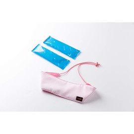 Teijin Neck Cooler, New Type, Pink, Width 15.0 x Height 3.0 inches (38 x 7.5 cm)