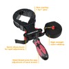 POWERTEC 4PK Strap Clamps for Woodworking – Quick Release Band