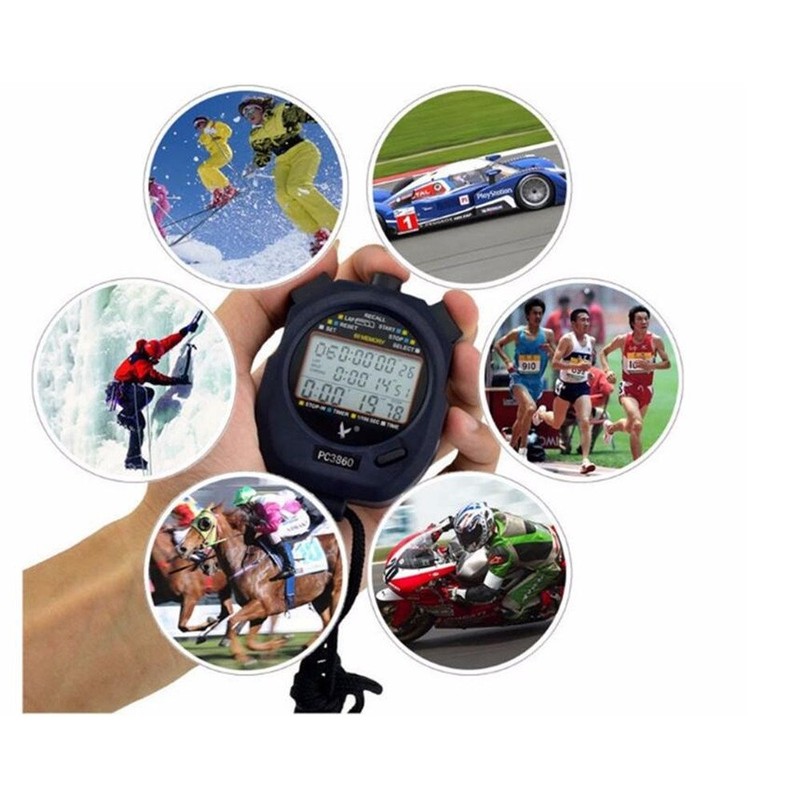 Cuzit – Stoppuhr für Herren, professioneller Sport-Chronograph, digitale Anzeige