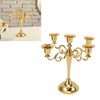 5 Arm Candlestick Holder Iron Retro Decorative Candle Holder Centerpiece