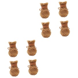 Ipetboom 2sets Dog Shoes Winter Pet Boots Warm Comfortable Anti-Slip Outdoor Paw Protection 4pcs*2
