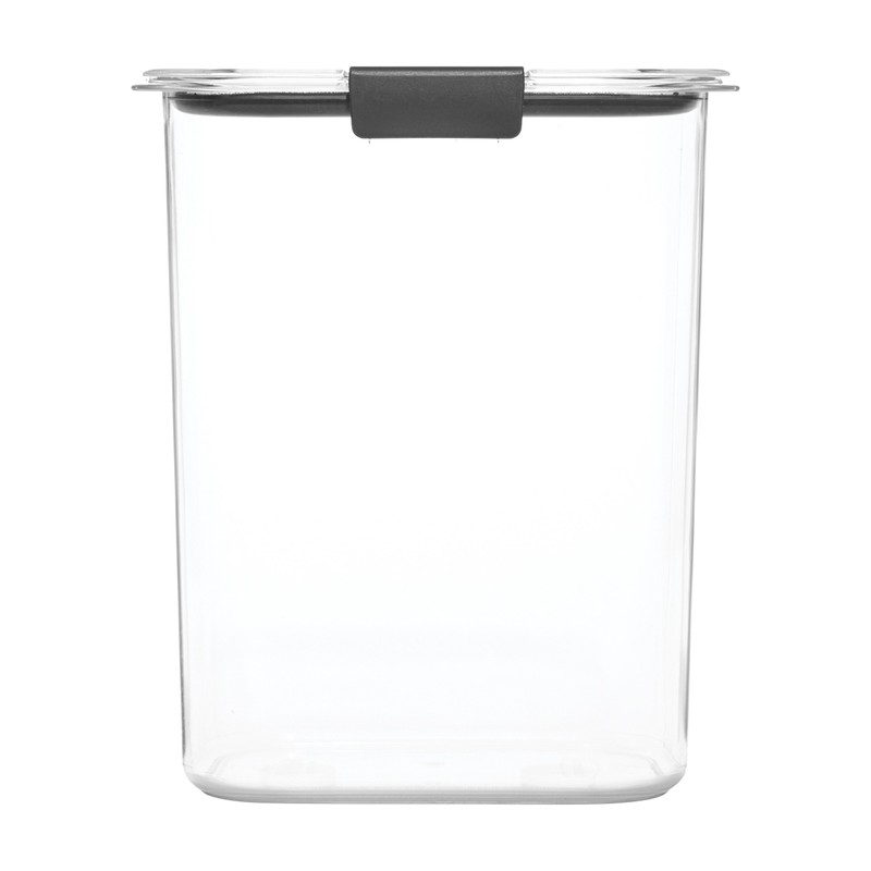 Rubbermaid Brilliance 16-Cup Airtight Food Storage Container with Lid Clear/Grey