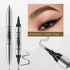 Eyebrow Pencil, Eyebrows Pen With 4-Fork-Tip & Precise Brush-Tip, 2-in-1