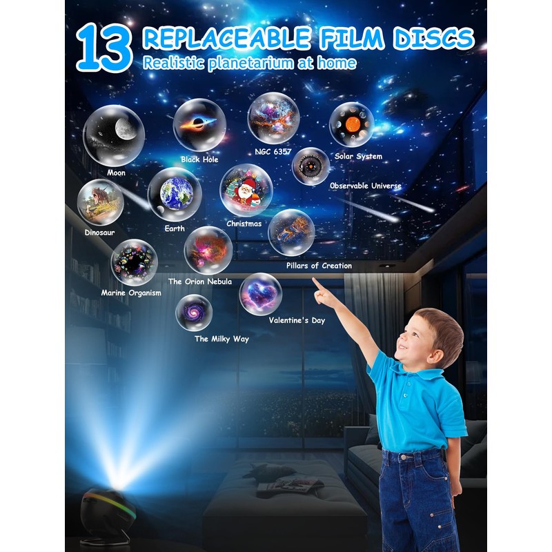 Star Projector - Galaxy Projector Dynamic Meteor & RGBCW Dynamic