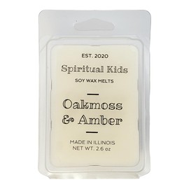 Oakmoss & Amber 1 Pack All Natural Soy Wax Melts 6 cubes Hand Poured with Fragrant/Essential Oils! | Woodsy & Herbal Wax Melts | Birthday Gift