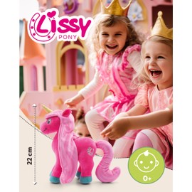 NICI Cuddly Toy Lissy Pony Unicorn Antonia 22 cm Standing Pink