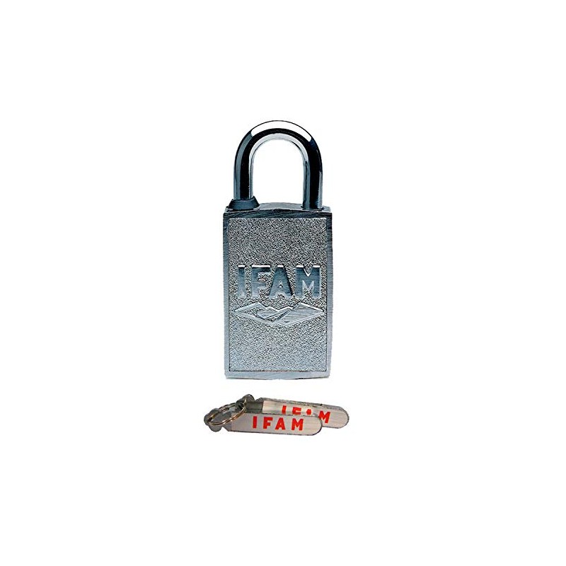 IFAM Mag40 Magnetic Padlock, Model Mag40, with Magnetic Key, Vandal-Proof