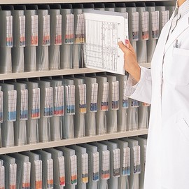 Lihit Lab HK7753-0 Seal Header Color Number Labels, M, 250 Pieces