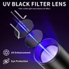 E-riding Black Light UV Light, 395nm Mini Powerful Rechargeable UV