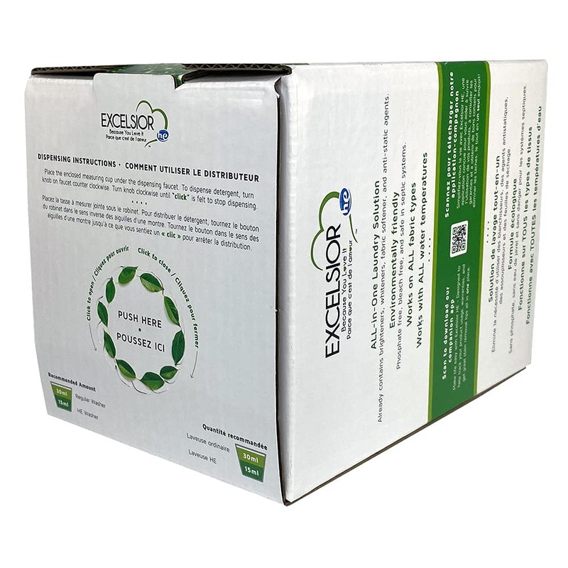 Excelsior Laundry Detergent with Stain Remover - Concentrated Liquid -