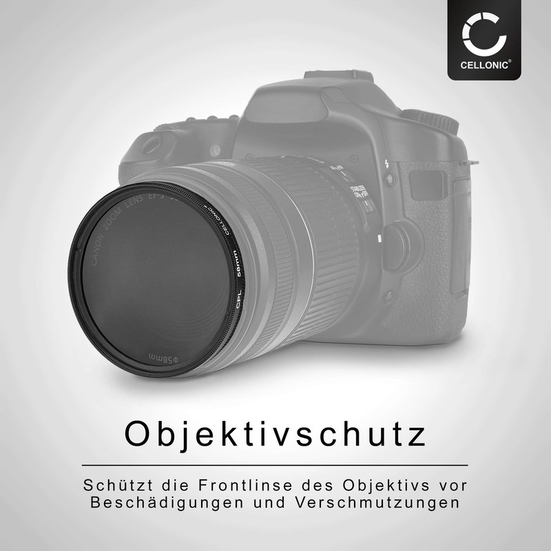 CPL Filter Compatible with Diameter 62 mm Lens with 62