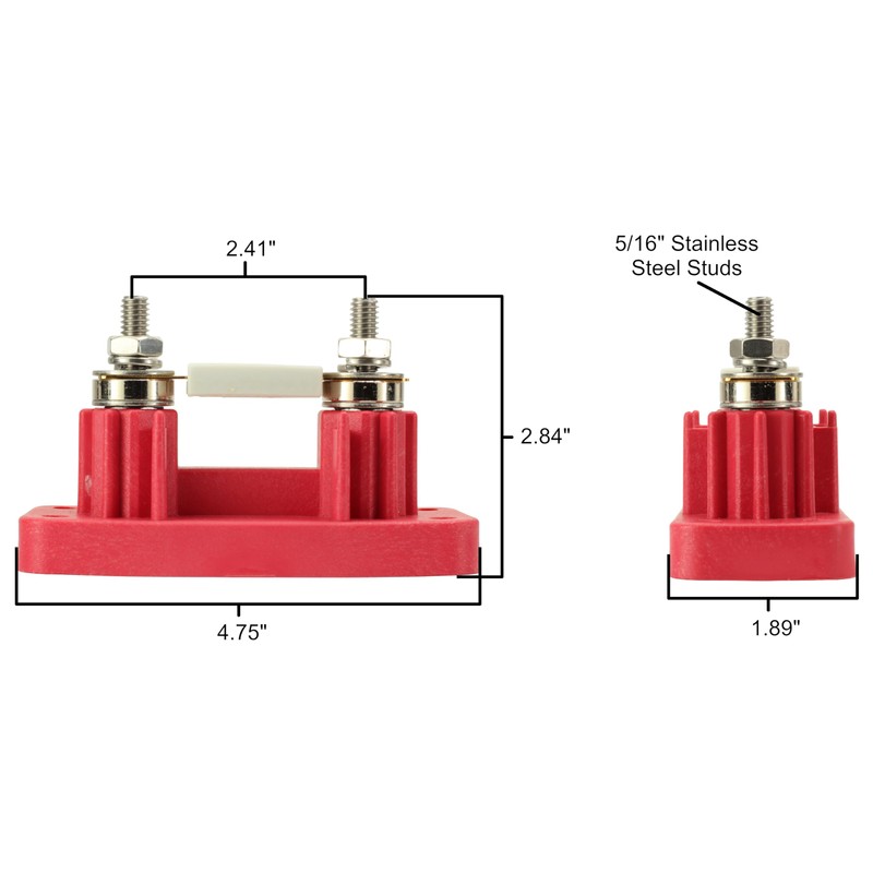 Fastronix 500 Amp ANL Fuse Holder Kit with Ceramic Fuse