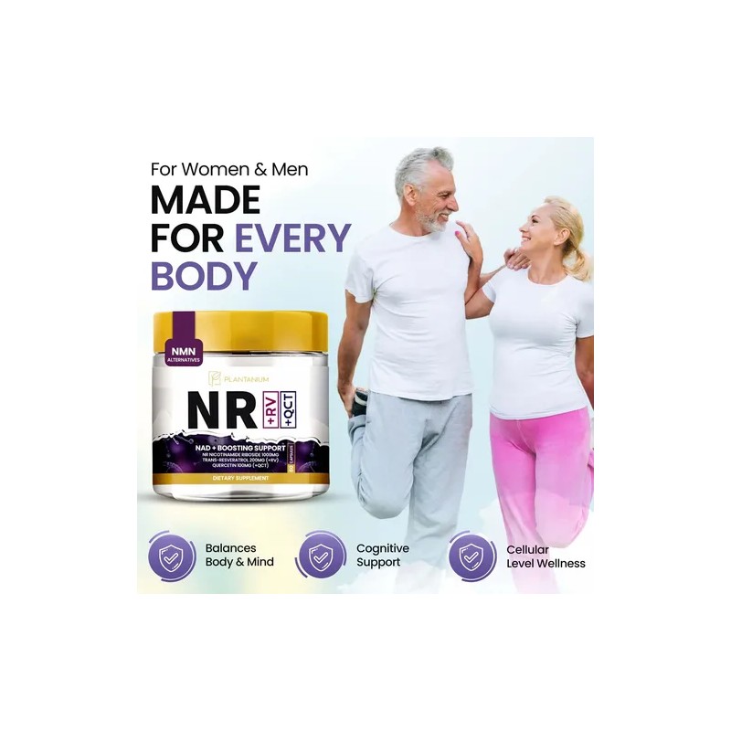 Plantanium Nad Para Mujeres Y Hombres 60 Dosis
