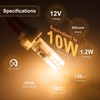 DiCUNO G4 LED Bulbs 12V 1.2W T3 10W Halogen Bulbs