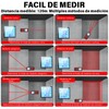OIUBJDA Medidor de Distancia de Alta precisión,Telemetro compactas de medición,Flexometro