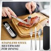 Lothee 20 Pack Travel Utensils with Case Reusable Stainless Steel