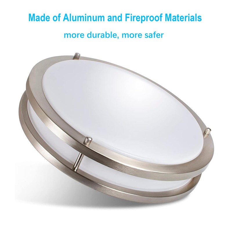 Drosbey 36W Dimmable LED Ceiling Light Fixture, Flush Mount Ceiling