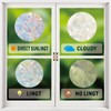 Pack of 26 Rainbow Window Film with Prism Effect, Prism