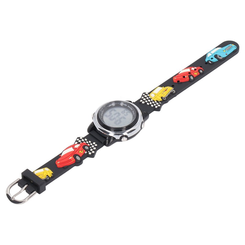 Boy Digital Watch Cartoon Waterproof Stylish Multifunctional LED Backlight Sports