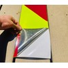 Oralite Lime & Red Reflective Chevron Panel (Multiple Sizes) Reflexite