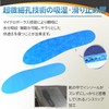expertgel Ultra Thin Moisture Wicking Antibacterial Deodorizing Insoles for Men