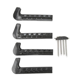 2 Pairs Skate Guards Portable Ice Skate Blade Covers Adjustable Ice Skate Blade Protector for Hockey Skates Figure Skates Ice Skates Black