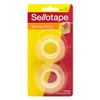 Sellotape Strong Sticky Transparent Tape, Crystal Clear, 18mm x 25m,