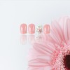 24Pcs Flower Press on Nails Summer Flowers Stick on Nail