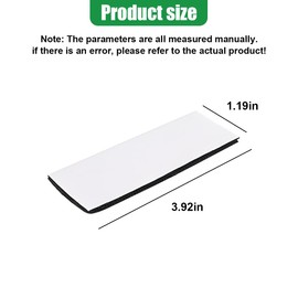 20PCS Car Mat Fixing Clips, 1" x 4" Strong Adhesive Anti-Slip Floor Mat Retainer Clip, Automotive Mat Double-Sided Strip Sticker, Universal Car Floor Pad Fastener Accessories for Rug, Mattress