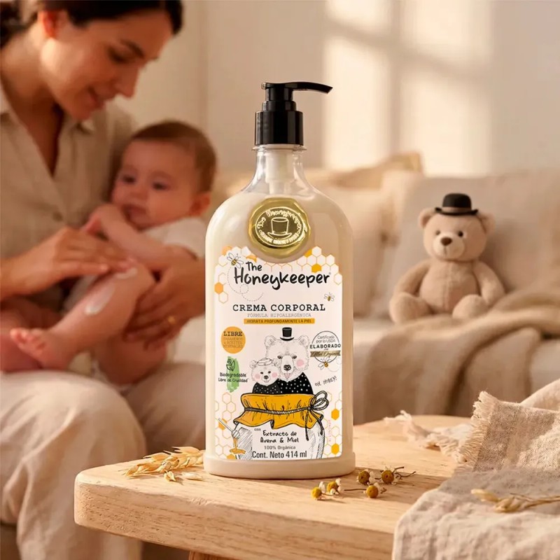 Crema Corporal Kids Avena y miel 414mL The Honeykeeper