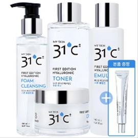 Dr. Vargo First Edition Hyaluronic Acid 5-Piece Set (Toner + Emulsion + Foam Cleansing + Moisturizing Cream + Needle Shot 100) / 닥터바르고 퍼스트 에디션 히알루론산 5종 세트(토너+에멀전+폼클렌징+수분크림+니들샷100)