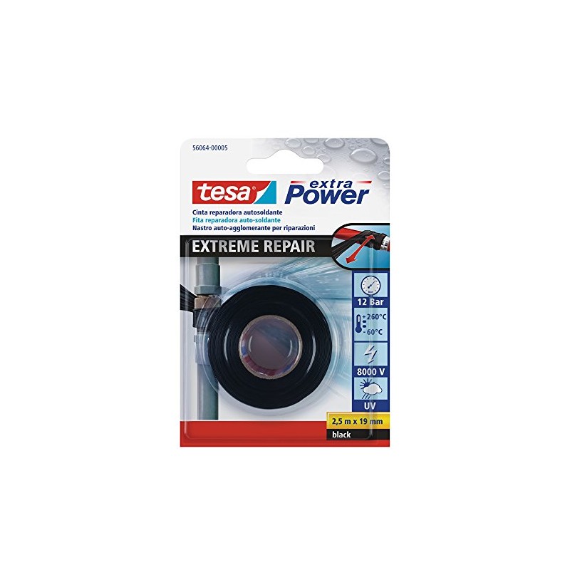 tesa 56064-00005-00 Extreme Repair Tape - Cinta de reparación (2,5