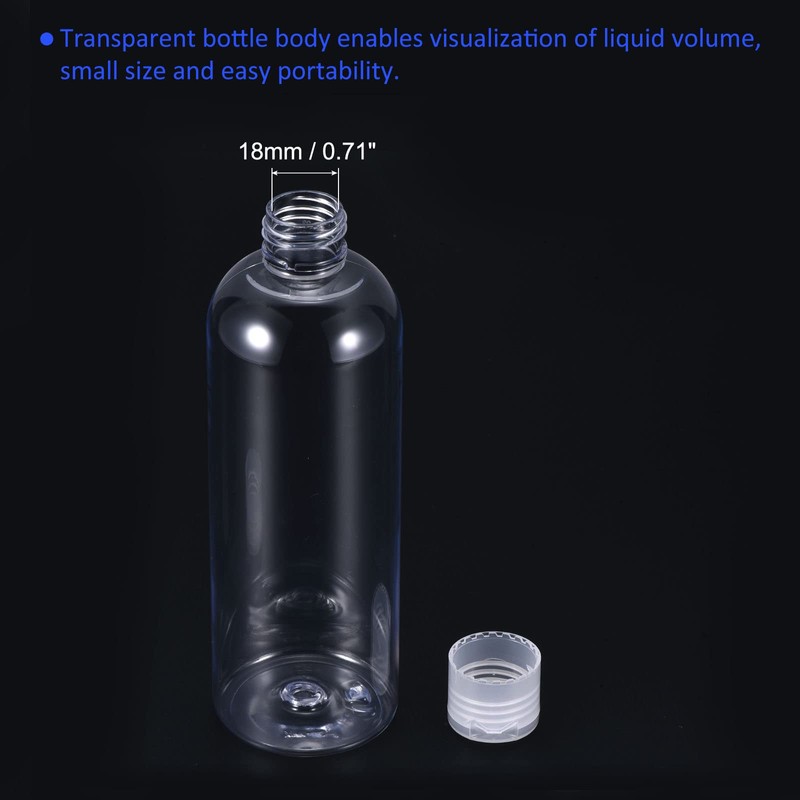 M METERXITY 2 Pcs Plastic Empty Squeeze Bottles - Shampoo