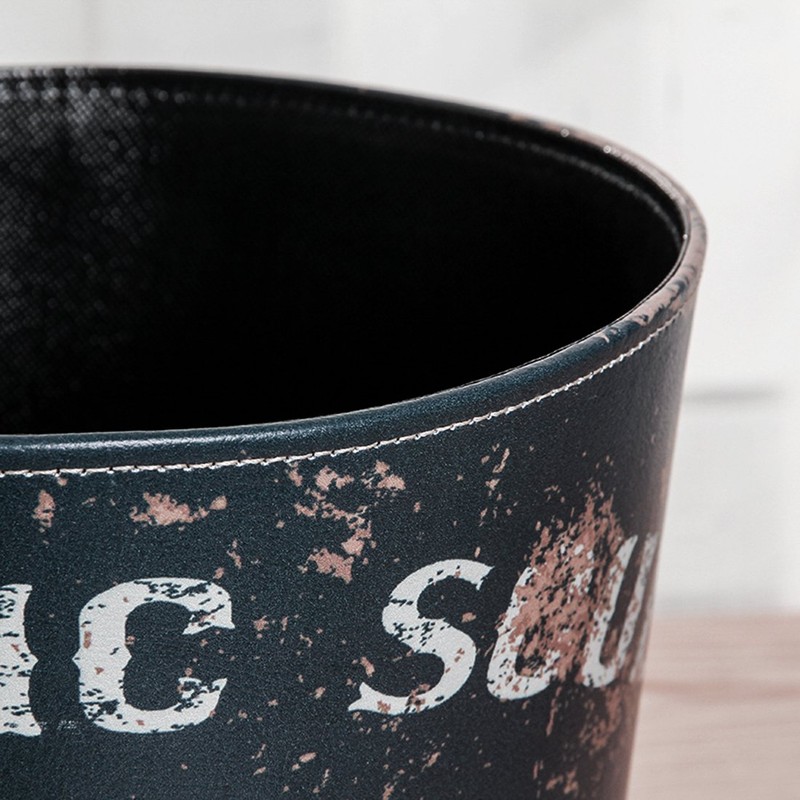 HMANE Trash Can, 10L/2.64Gallon British Style Trash Bin Household Uncovered