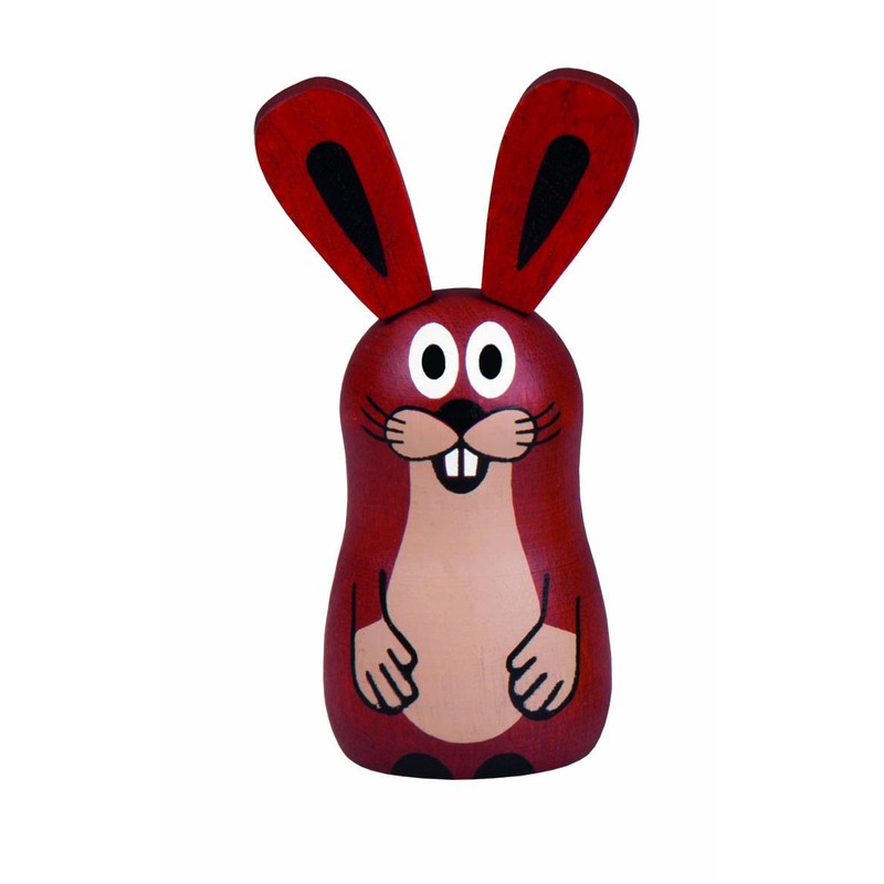 DETOA KRTEK "Rabbit" Wooden Magnet, Interior Goods, Made in Czech
