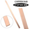Jyving Copper Bar 1 x Copper Rod, 2mm Thickness, 10