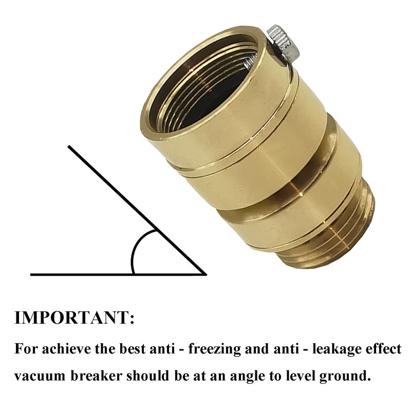 PK1380 59BFP Fine Thread Self-Draining Vacuum Breaker Replacement, Brass