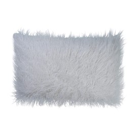 Hugo Frosch Flokati Design Cushion with Eco Hot Water Bottle 2.0 L