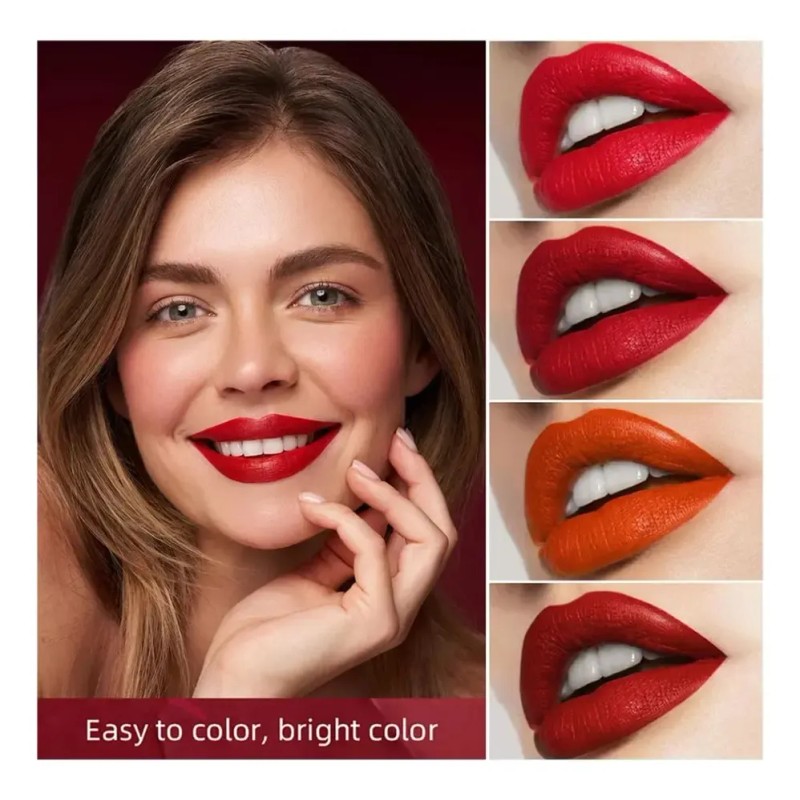 Set De Barra De Labios Mate De Larga Duración 4